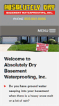 Mobile Screenshot of absolutelydrybasements.com